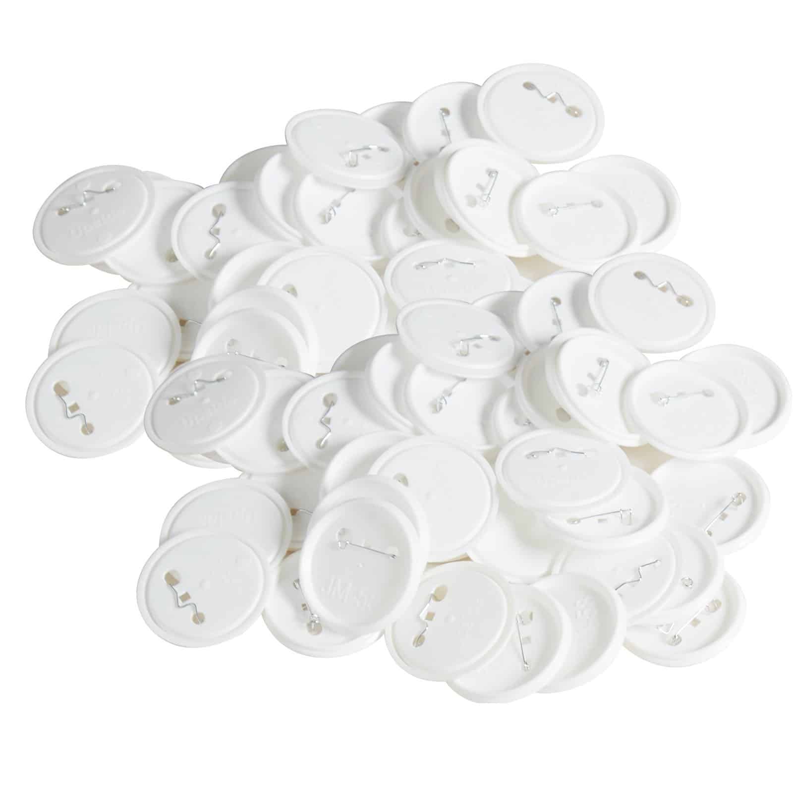 VEVOR 500 Sets 58mm DIY Pin Back Button Badge Parts Kit – Includes Metal Tops, Plastic/Metal Bottoms, Films & Paper (Machine Not Included) — Attēls 11