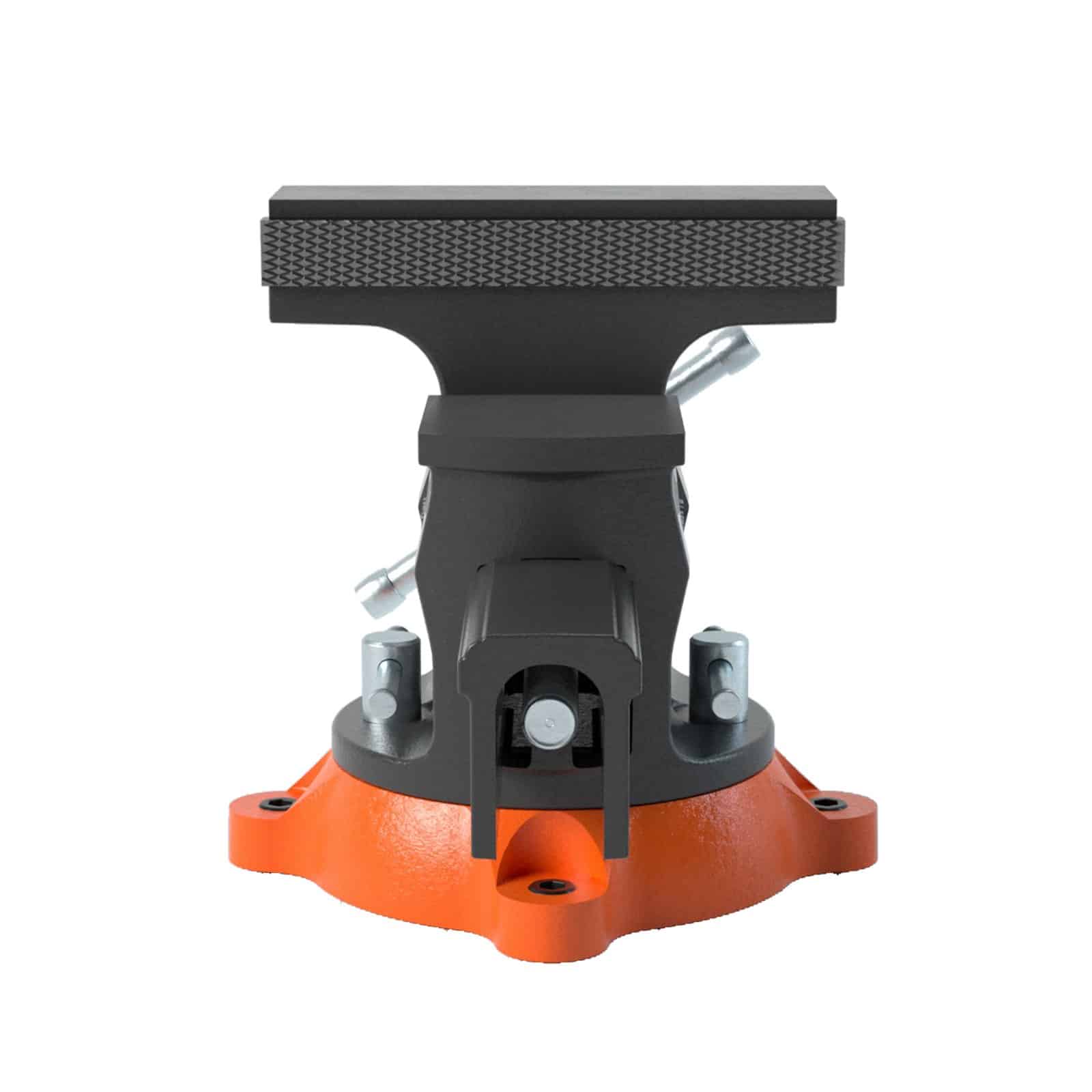 VEVOR 16.7 cm Heavy Duty Bench Vise with 360° Swivel Base, Anvil, 23.5 cm Jaw Opening, Ductile Iron, for Drilling & Pipe Work - Зображення 11