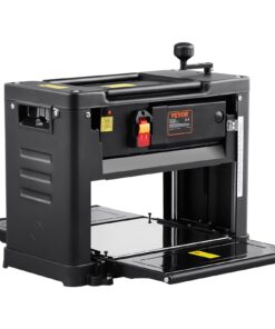 VEVOR 1800W Benchtop Thickness Planer, 33cm Width, 2-Blade, Low Noise, 35in Table, for Hard & Soft Wood