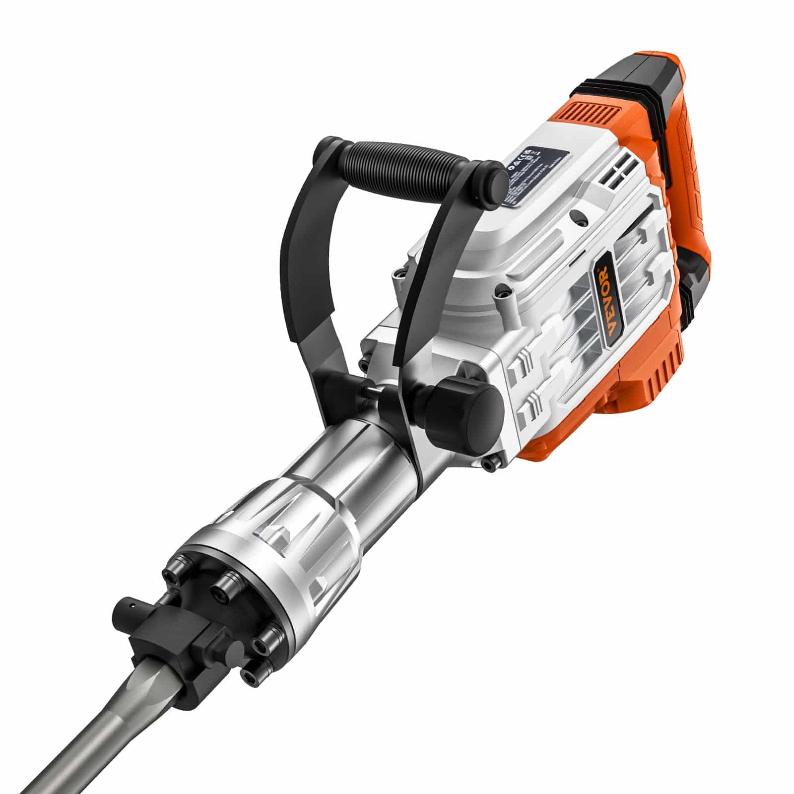 VEVOR 3500W Electric Demolition Jack Hammer, 60J Impact, 1900 BPM, 2 Chisels, 360° Handle, Gloves, Case, 220V Concrete Breaker — изображение 12