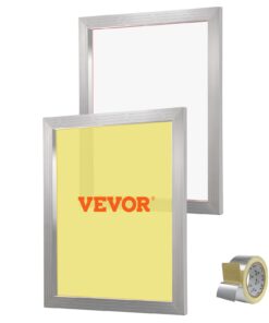 Набор для трафаретной печати VEVOR с 2 алюминиевыми рамками 50x60см, нейлон 160 сетка для печати на футболках