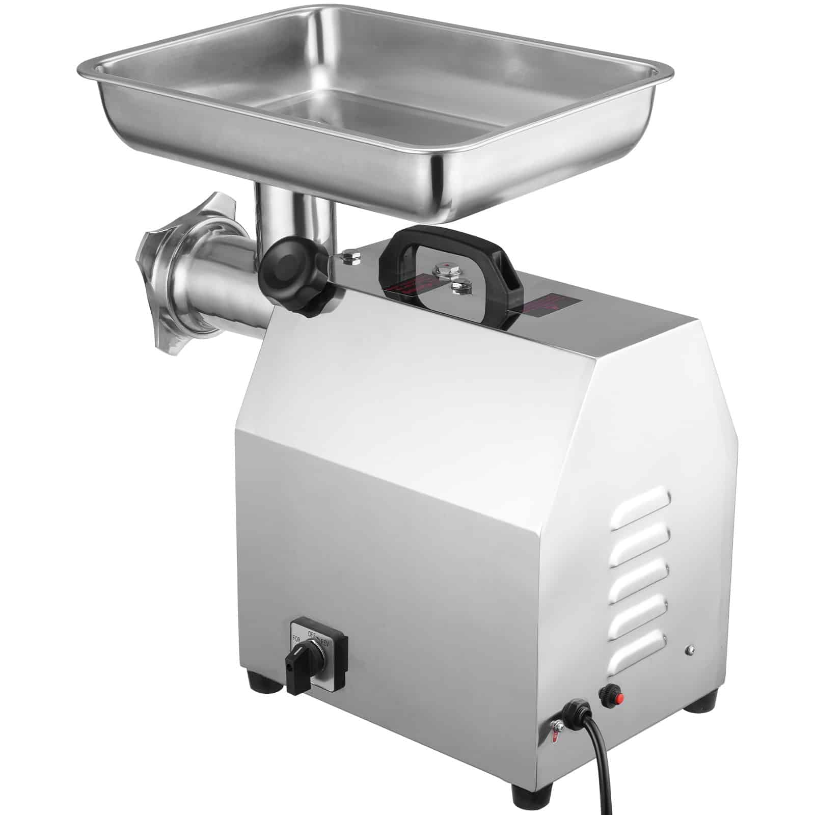 VEVOR 1100W Electric Meat Grinder, 360.7 kg/h Capacity, Stainless Steel Mincer with Blades, Plates, Sausage & Kubbe Kit, ETL - Pilt 12