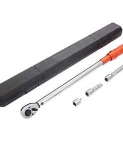VEVOR 1/2" Drive Mechanical Torque Wrench Set 34–340 Nm, Dual-Direction, Adjustable with Adapters & Extension Rod