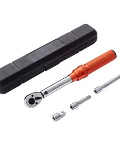 VEVOR 1/4" Drive Click Torque Wrench Set 2.3–23 Nm, Dual-Direction Adjustable with Adapters and Extension Rod