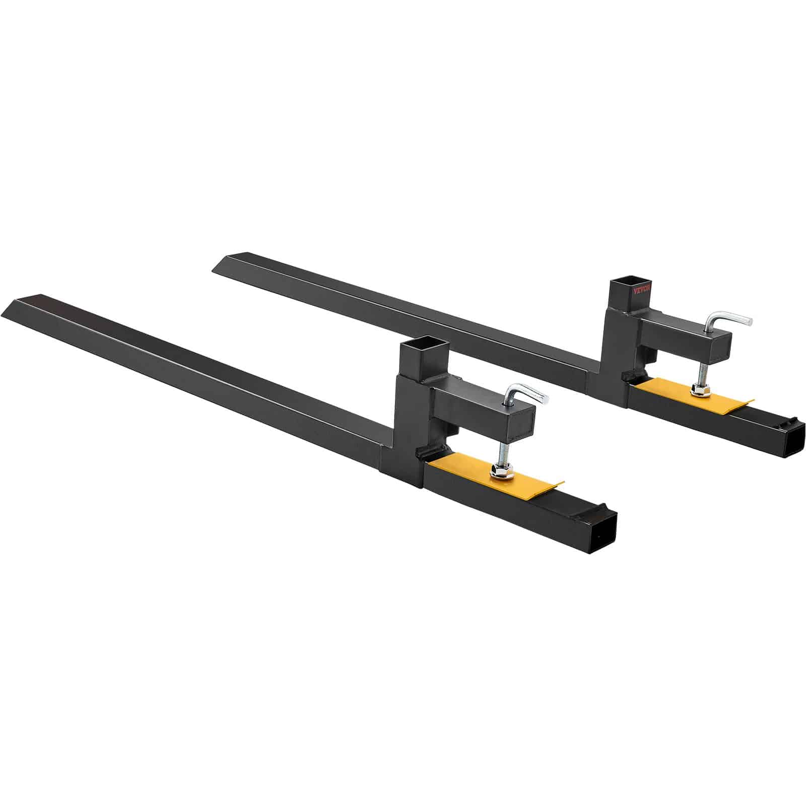 VEVOR Clamp-On Pallet Forks 907 kg Capacity, 152 cm Tractor Bucket Forks, Heavy-Duty Attachment for Front Loader & Farm Use - Зображення 10