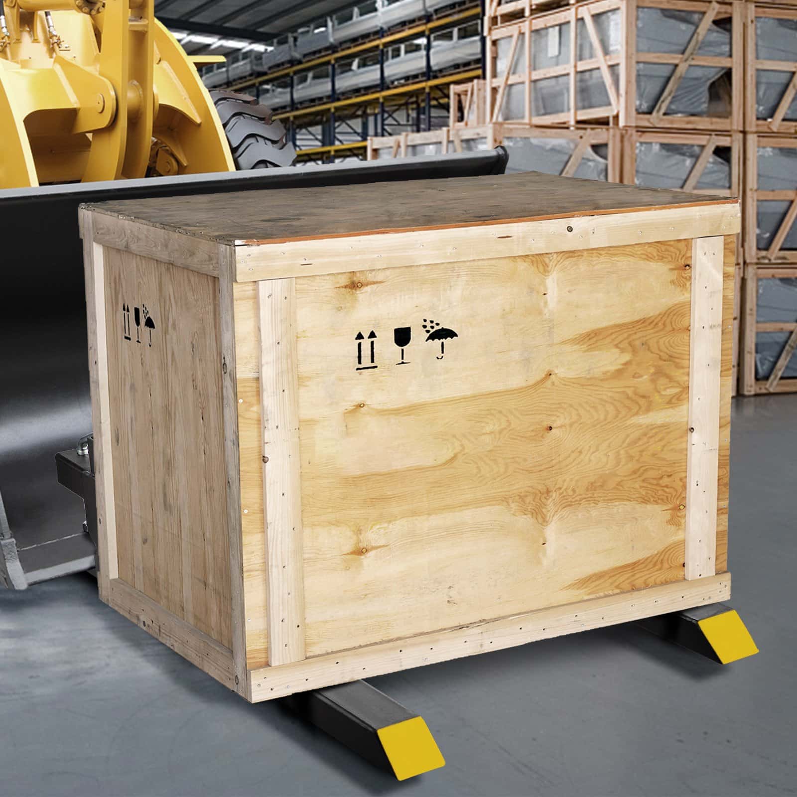 VEVOR Clamp-On Pallet Forks 1814 kg Capacity, 152 cm Heavy-Duty Tractor Bucket Forks for Loader, Skid Steer, Farm Use - Зображення 8