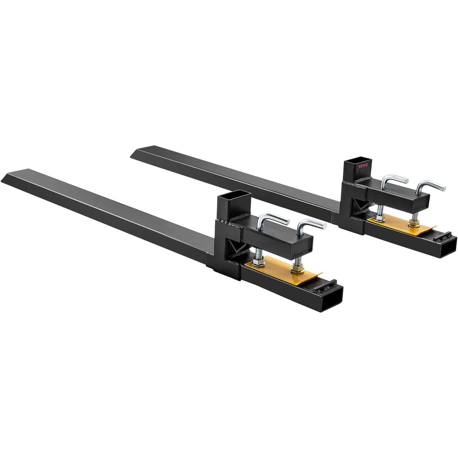 VEVOR Clamp-On Pallet Forks 1814 kg Capacity, 152 cm Heavy-Duty Tractor Bucket Forks for Loader, Skid Steer, Farm Use - Зображення 10