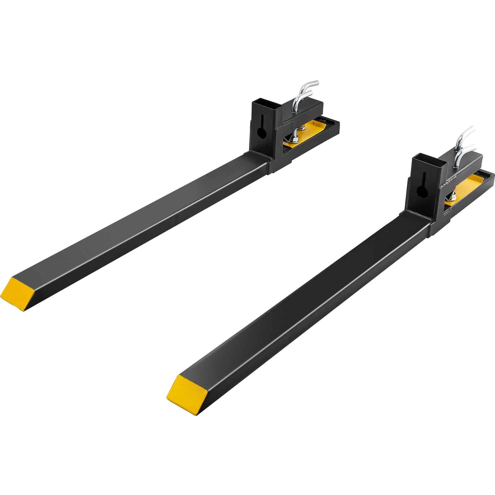 VEVOR Clamp-On Pallet Forks 1814 kg Capacity, 152 cm Heavy-Duty Tractor Bucket Forks for Loader, Skid Steer, Farm Use - Зображення 9
