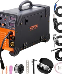 VEVOR 3-в-1 сварочный аппарат MIG/TIG/MMA 250A 220V IGBT инвертор с цифровым дисплеем для стали и металла