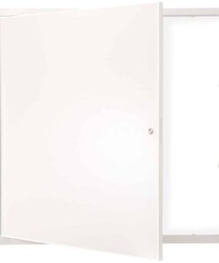 VEVOR 40x40 cm Galvanized Steel Access Panel for Drywall Ceiling & Wall, Lockable Hinged Door, Paintable Surface