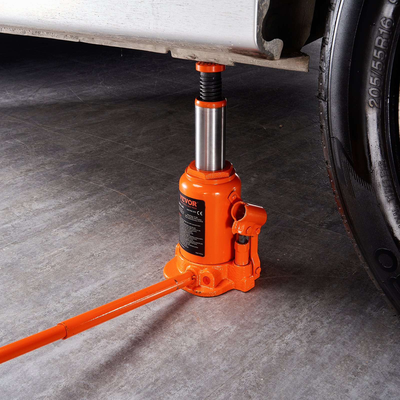 VEVOR 20 Ton Hydraulic Bottle Jack, 240-450 mm Lift Range, 3-Section Handle, for Car, Truck, RV, Auto Repair & Industry - Image 8
