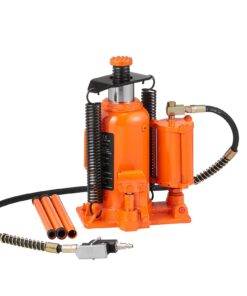 VEVOR 20 Ton Air Hydraulic Bottle Jack, 265–500 mm Lift Range, Manual & Pneumatic, for Trucks, Cars, Industrial Use