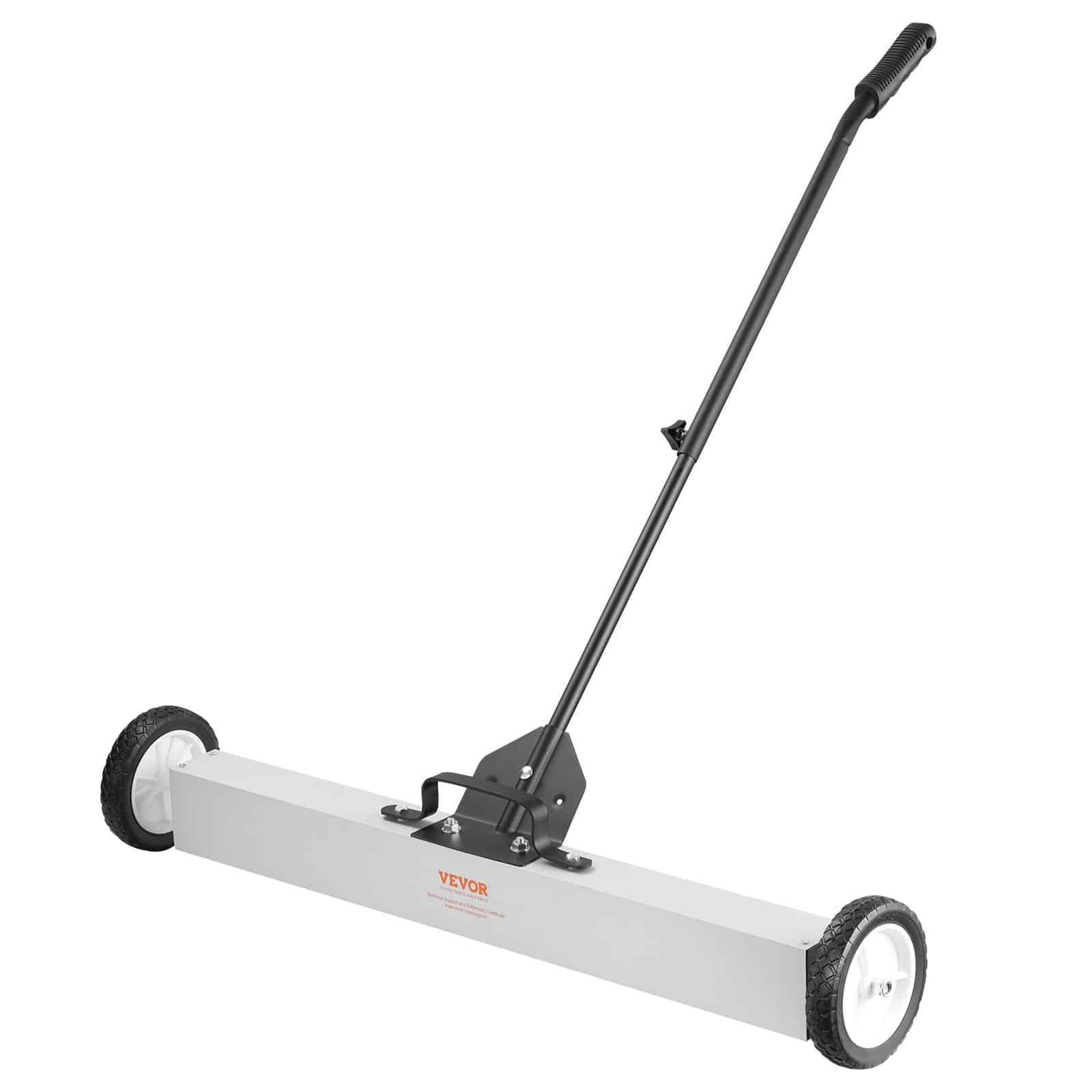 VEVOR 24.9 kg Magnetic Sweeper with Wheels, 61 cm Width, Telescopic Handle, for Yard, Garage & Workshop Metal Cleanup - Pilt 10