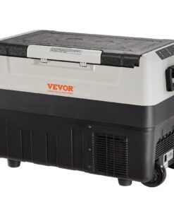 VEVOR 54.9L Dual-Zone Portable Car Refrigerator Freezer with Compressor, Rapid Cooling, for Car & Home Use