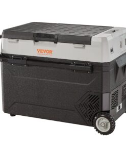 VEVOR 38Л Портативный Двухзонный Автохолодильник-Морозильник с Компрессором для Дома и Авто, от -20°C до 10°C