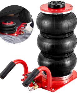 VEVOR Пневматический Домкрат 3 Тонны (3000 кг) с Тройным Мешком для Авто, SUV и Пикапов – Высота Подъема 140–450 мм