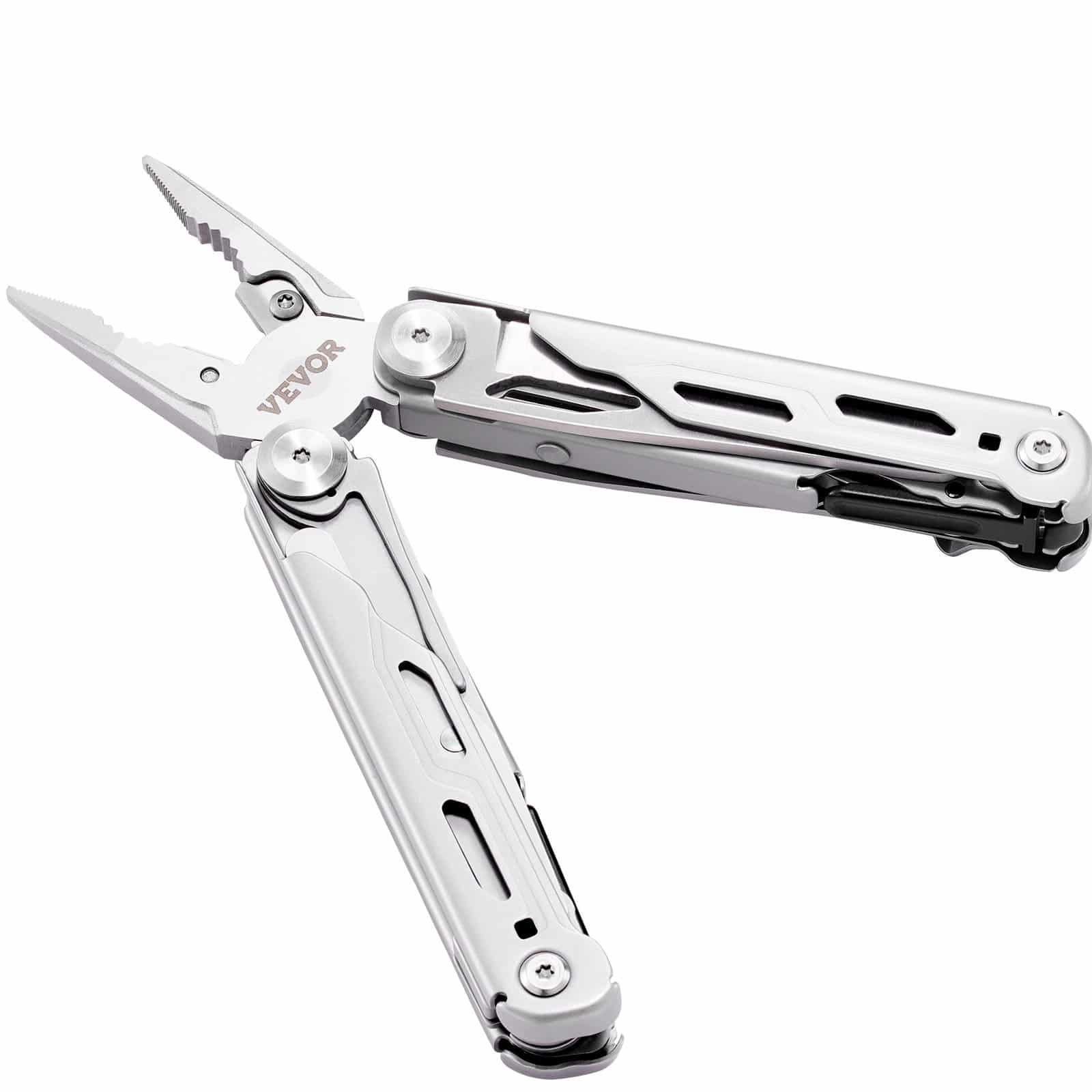 VEVOR 17-in-1 Stainless Steel Multi Tool Pliers with Knife, Saw, Screwdrivers, Scissors, Sheath – for Camping & Survival - Зображення 9