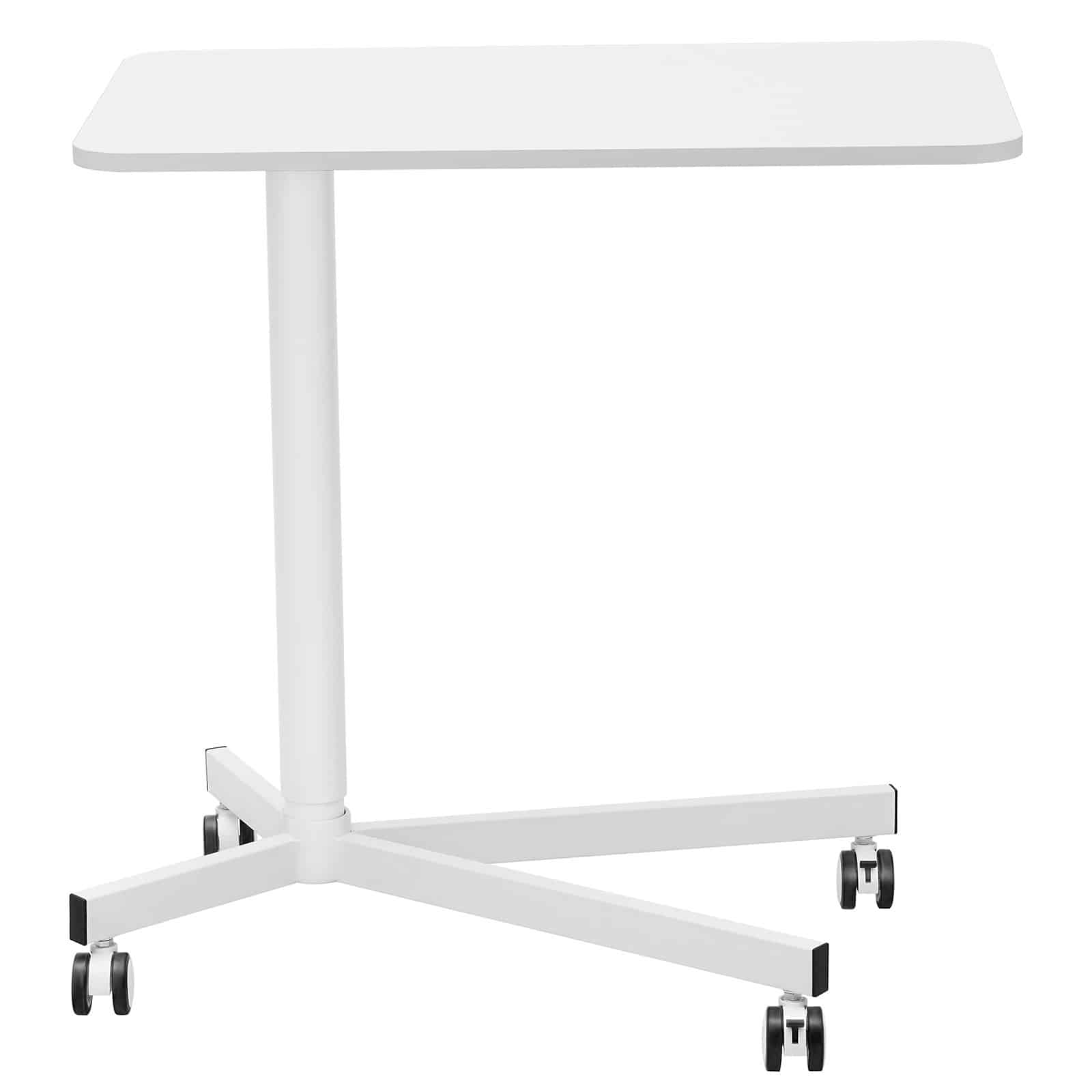VEVOR Mobile Standing Desk, 72.4–112.3 cm Height Adjustable, Lockable Wheels, 20 kg Load, Rolling Laptop Table for Home & Office — attēls 10