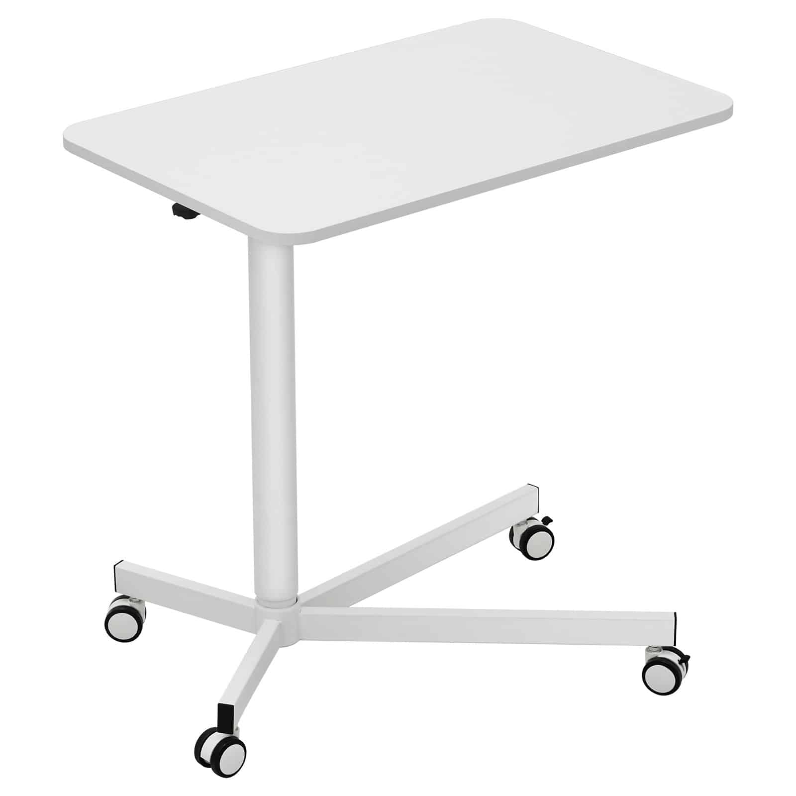 VEVOR Mobile Standing Desk, 72.4–112.3 cm Height Adjustable, Lockable Wheels, 20 kg Load, Rolling Laptop Table for Home & Office — attēls 12