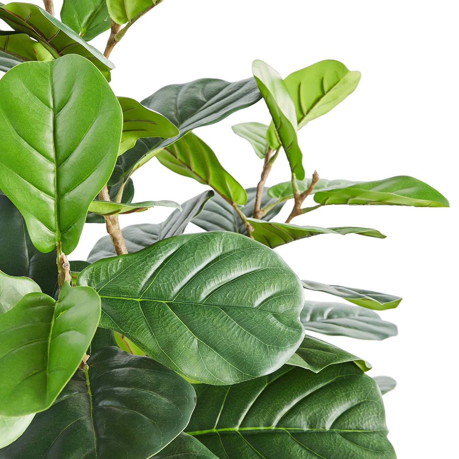 VEVOR 180 cm Artificial Fiddle Leaf Fig Tree – Lifelike Green Faux Plant with PE Material, Anti-Tip Design, Indoor/Outdoor Decor — изображение 12