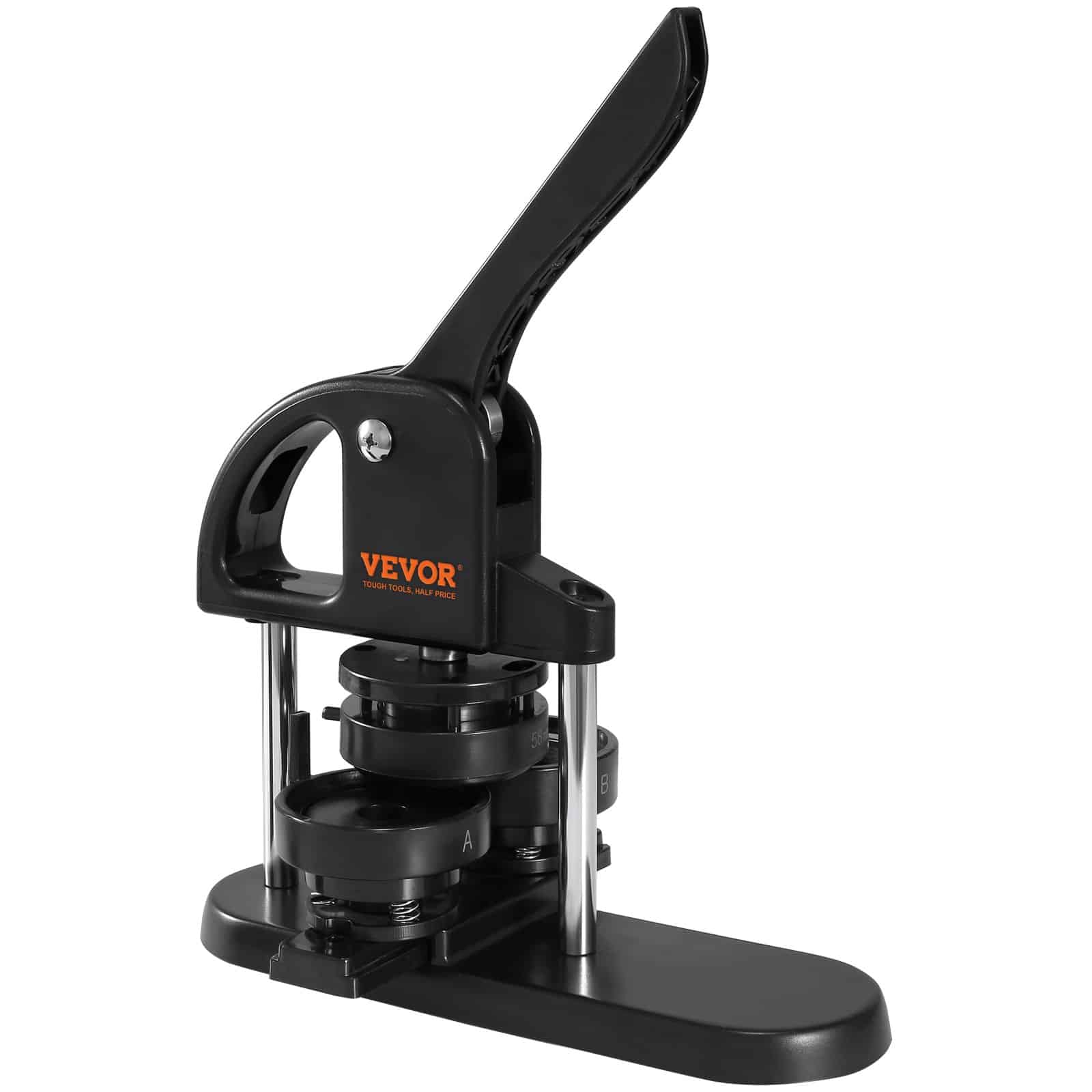 VEVOR 3-in-1 Button Maker Machine 25/32/58mm with 300 Badge Parts, Circle Cutter & Magic Book – No Installation Needed — Attēls 11