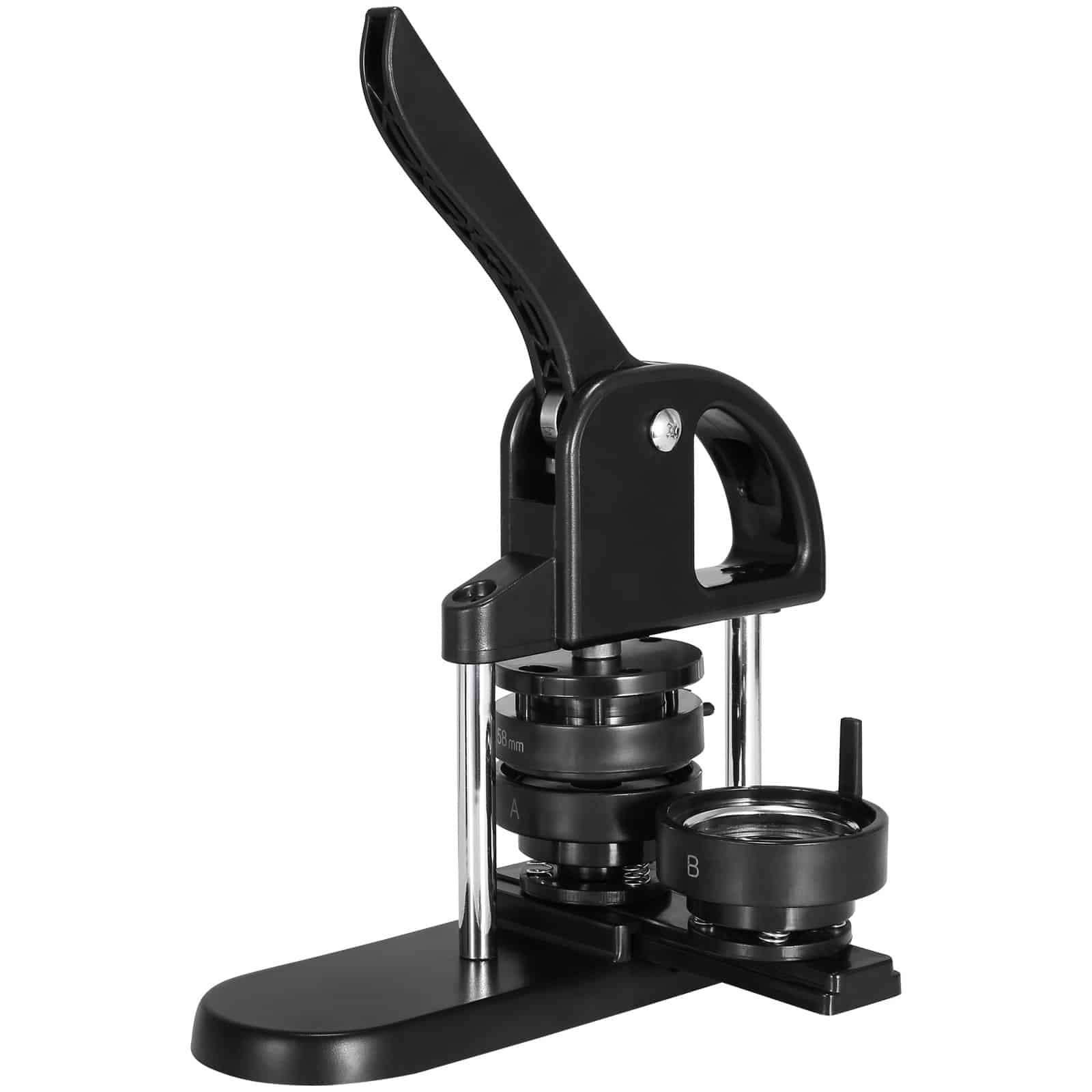 VEVOR 3-in-1 Button Maker Machine 25/32/58mm with 300 Badge Parts, Circle Cutter & Magic Book – No Installation Needed — Attēls 12