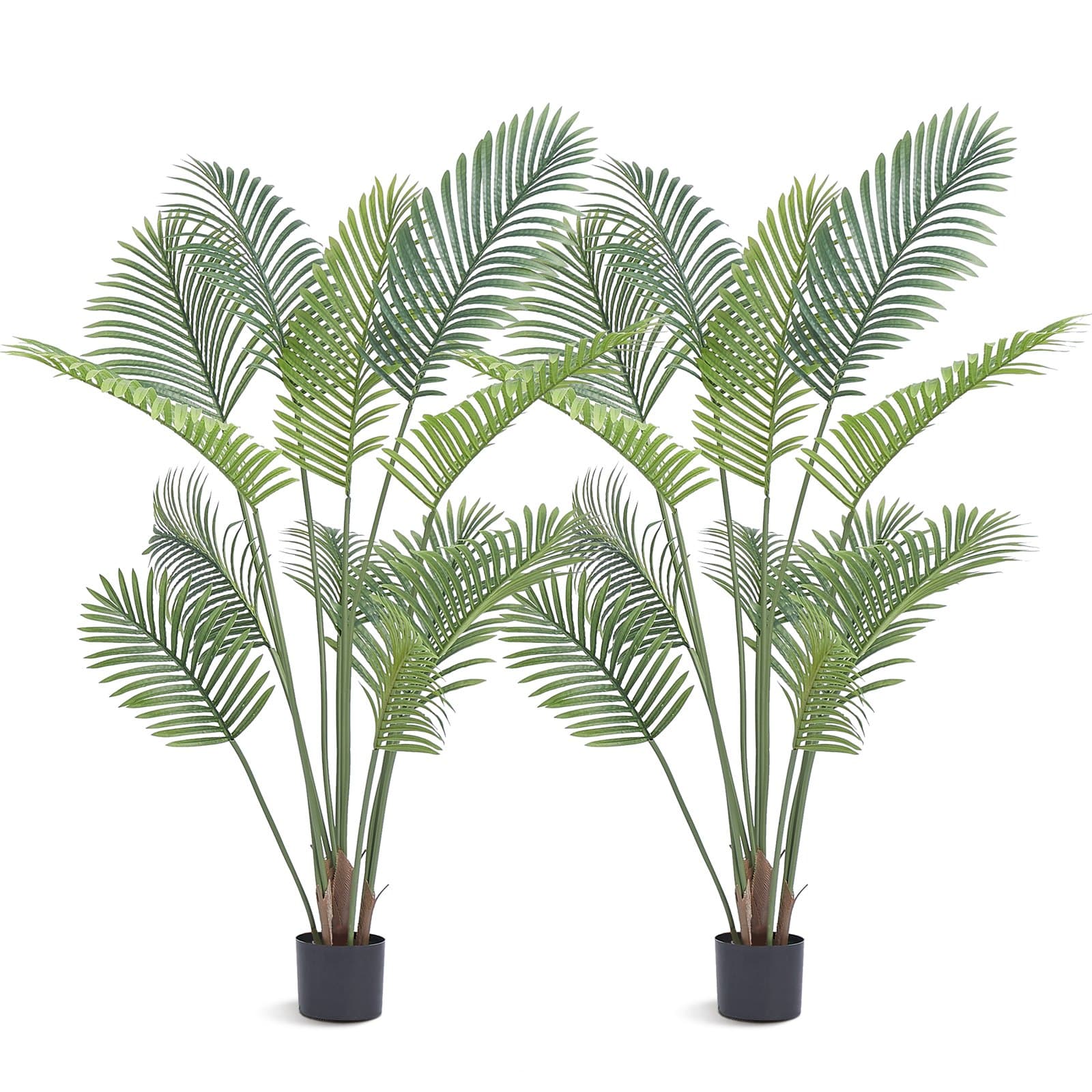 VEVOR 1.5m Artificial Palm Tree – Lifelike Faux Plant with PE Material, Anti-Tip Design, Indoor/Outdoor Home & Office Decor