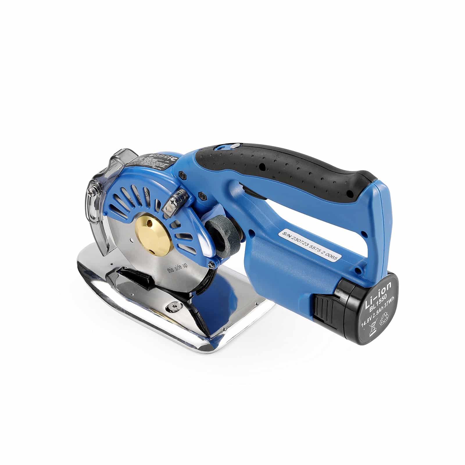 VEVOR Cordless Electric Fabric Cutter, 5-Speed Rotary Cutter, 27mm Cutting Thickness, Octagonal Blade, with Battery & Charger - Зображення 10