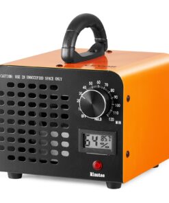 VEVOR 12000mg/h Ozone Generator with Timer, Commercial Air Purifier & Deodorizer for Home, Car, Pet & Industrial Use, 300m²
