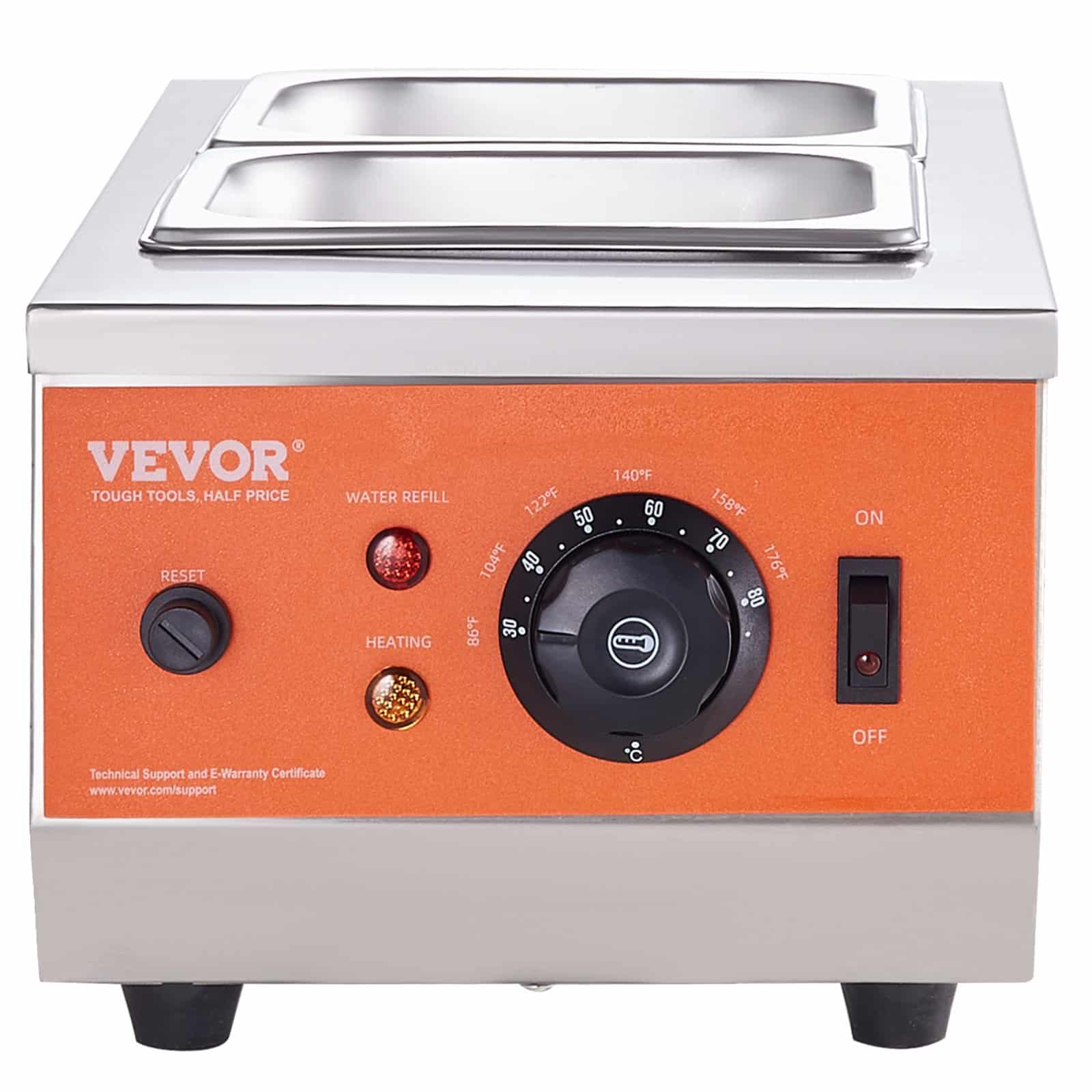 VEVOR 800W Chocolate Tempering Machine with 2 x 1.9L Tanks, 304 Stainless Steel, Precise Temp Control, Fast Heating – Paveikslėlis 10