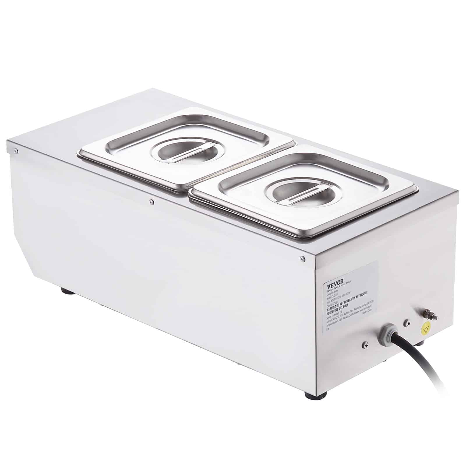 VEVOR 800W Chocolate Tempering Machine with 2 x 1.9L Tanks, 304 Stainless Steel, Precise Temp Control, Fast Heating – Paveikslėlis 11