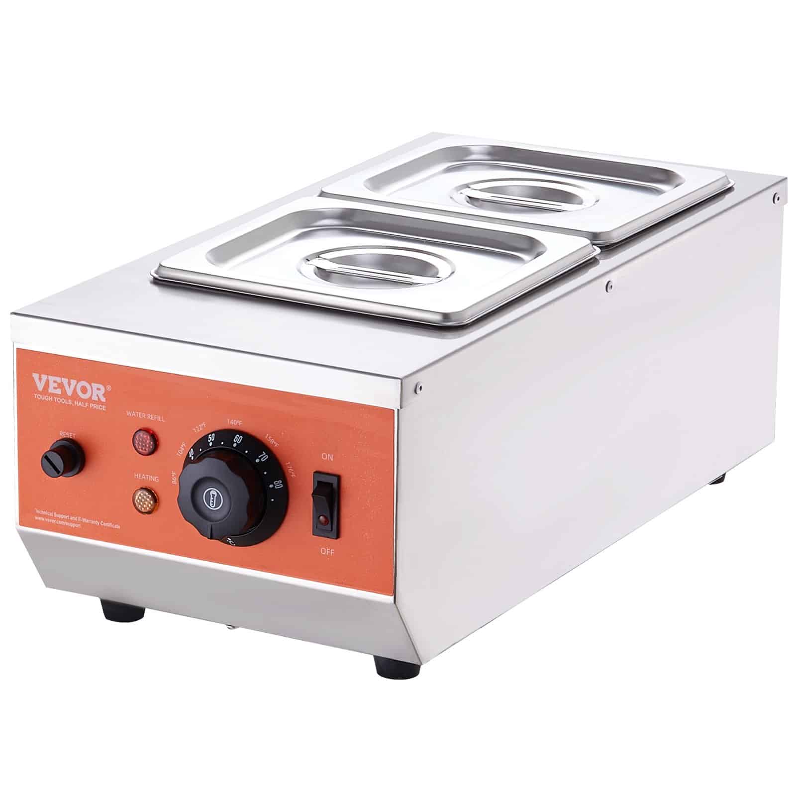 VEVOR 800W Chocolate Tempering Machine with 2 x 1.9L Tanks, 304 Stainless Steel, Precise Temp Control, Fast Heating – Paveikslėlis 9