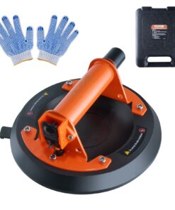 VEVOR 203 мм вакуумный присос, грузоподъемность 279 кг, стальная ручка, кейс – для стекла, гранита, плитки, металла, дерева