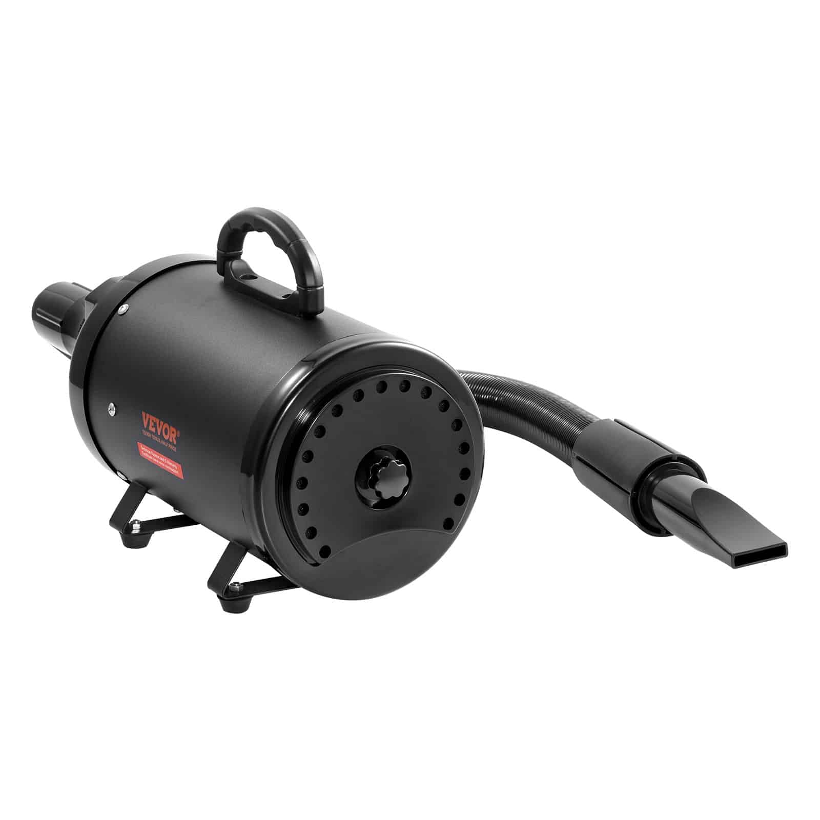 VEVOR 2000W Pet Hair Dryer with Adjustable Speed & Temperature, 4 Nozzles, Extendable Hose – Black Dog Blow Dryer - Зображення 12
