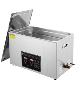 VEVOR 30L Ultrasonic Cleaner with Digital Timer & Heater – Stainless Steel Professional Cleaning Machine for Jewelry & Tools