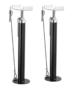 Опоры для выдвижной части VEVOR RV, 2 шт., нагрузка 2,27 т каждая, регулируются 500–1230 мм, прочные стальные стабилизаторы