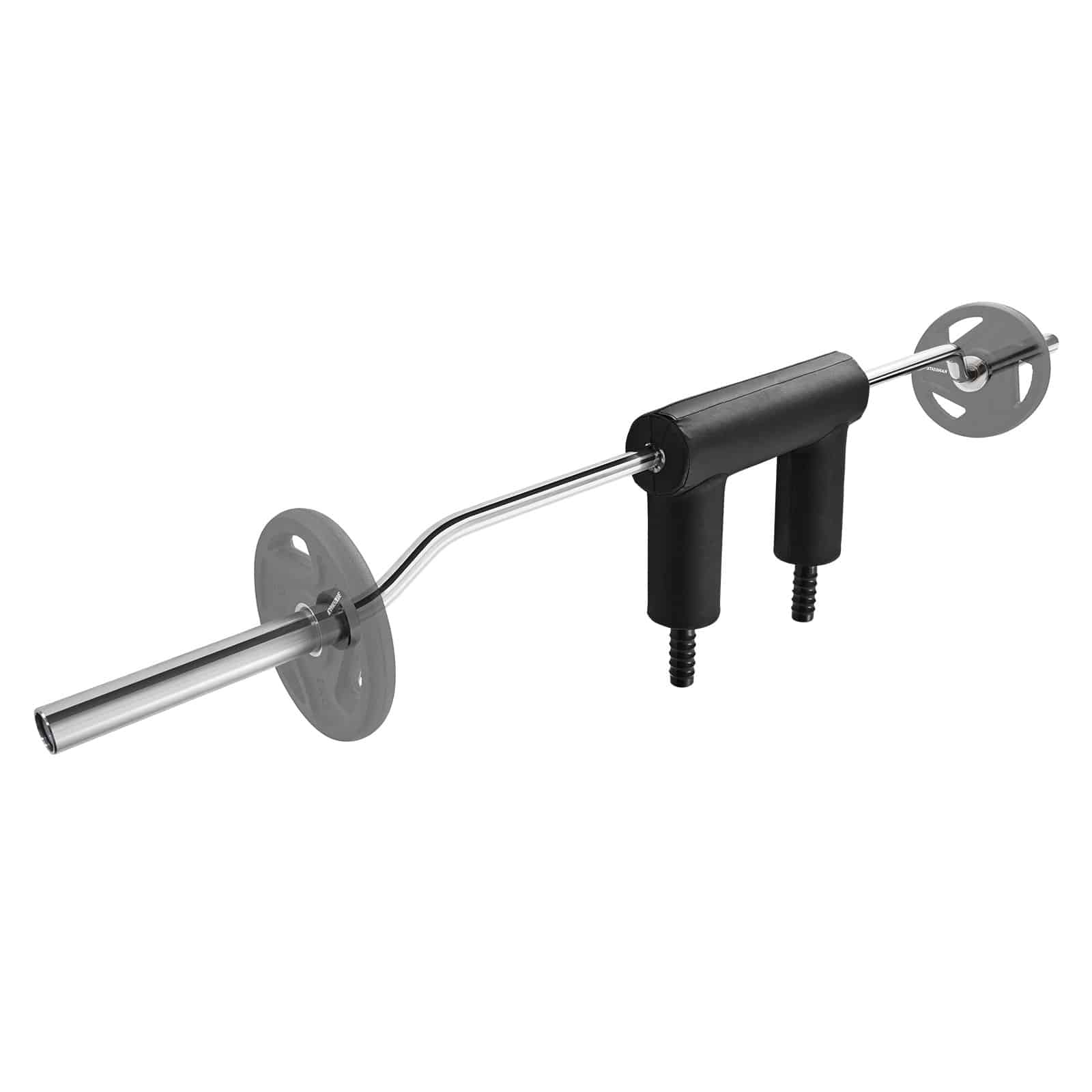 VEVOR Safety Squat Bar 680kg Capacity, 32mm A3 Steel Barbell with Shoulder Pads for Squats, Lunges, Rehab & Home Gym