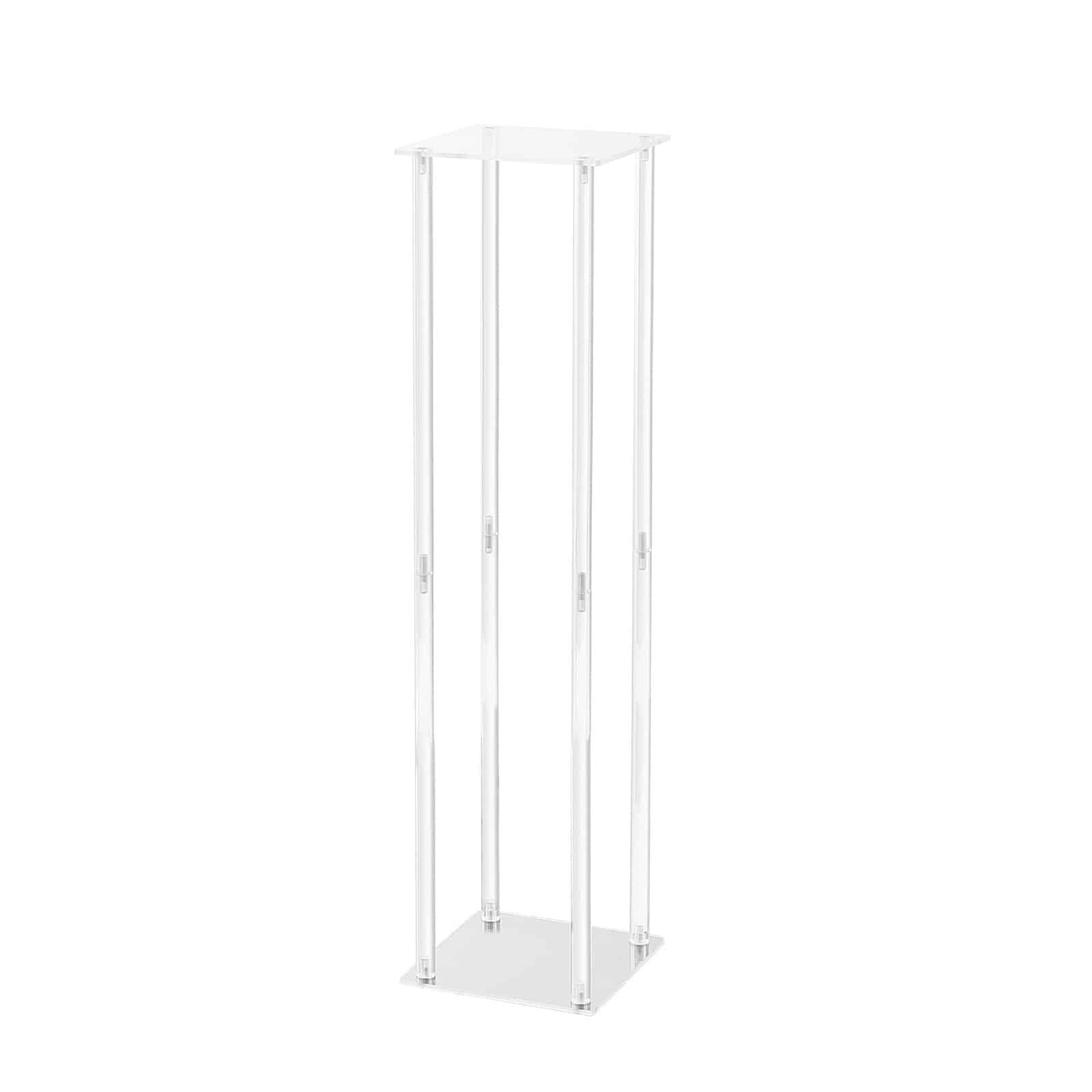 VEVOR Set of 10 Acrylic Wedding Flower Stands, 60cm Geometric Column Vases for Event, Party & Home Decoration — изображение 10