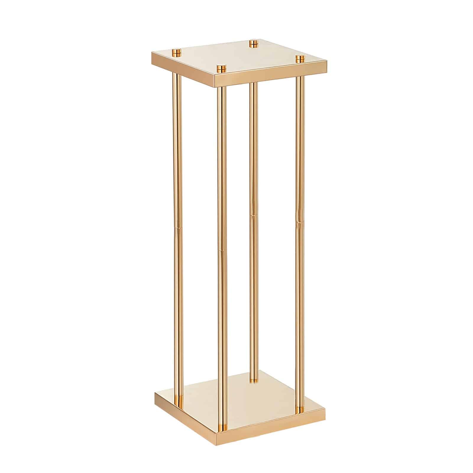VEVOR 4PCS Gold Metal Flower Stands 80cm High – Geometric Column Vase Display for Weddings, Events, Parties, Decor — изображение 11