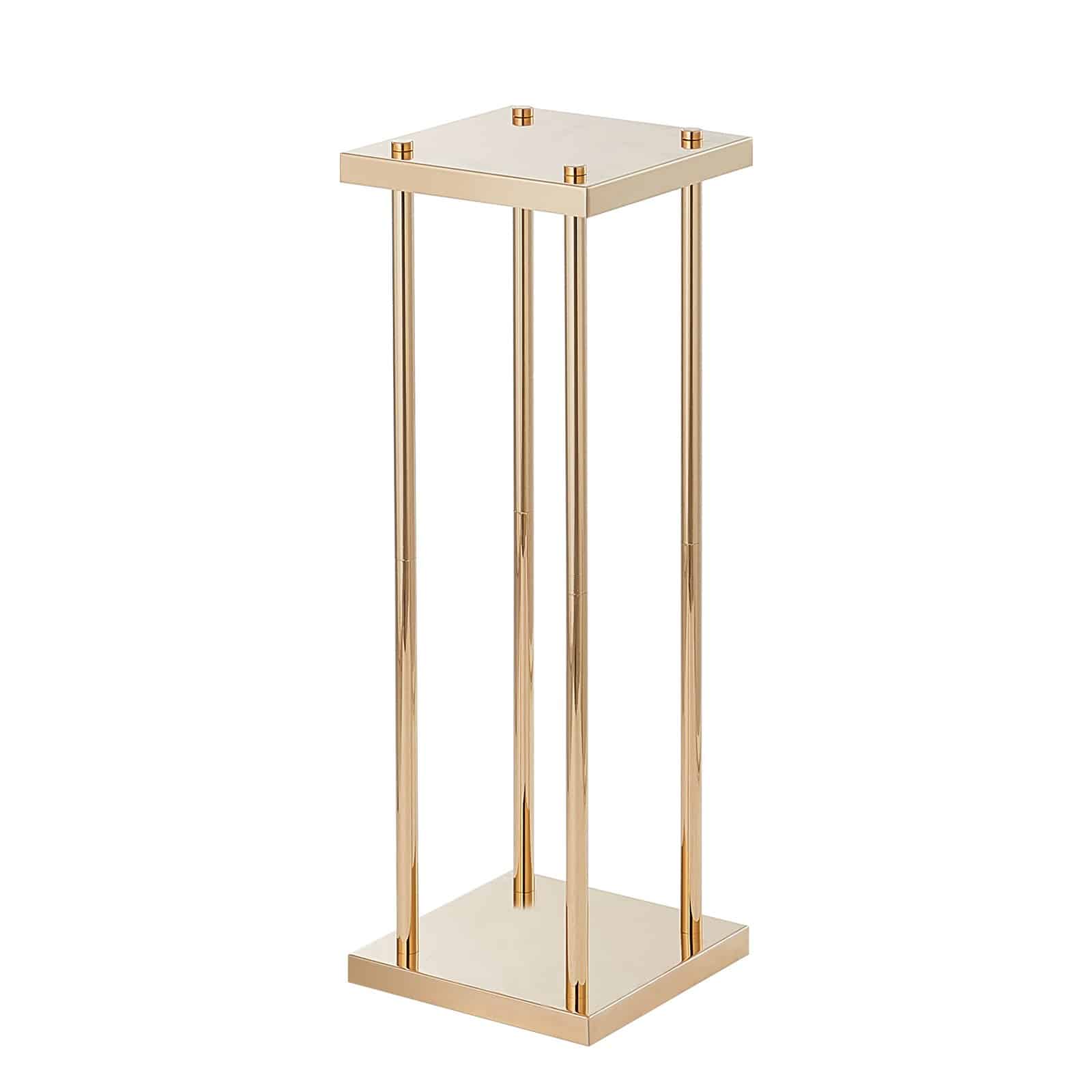 VEVOR 4PCS Gold Metal Wedding Flower Stands, 60cm Tall Geometric Column Vases for Events, Parties, Receptions - Зображення 10