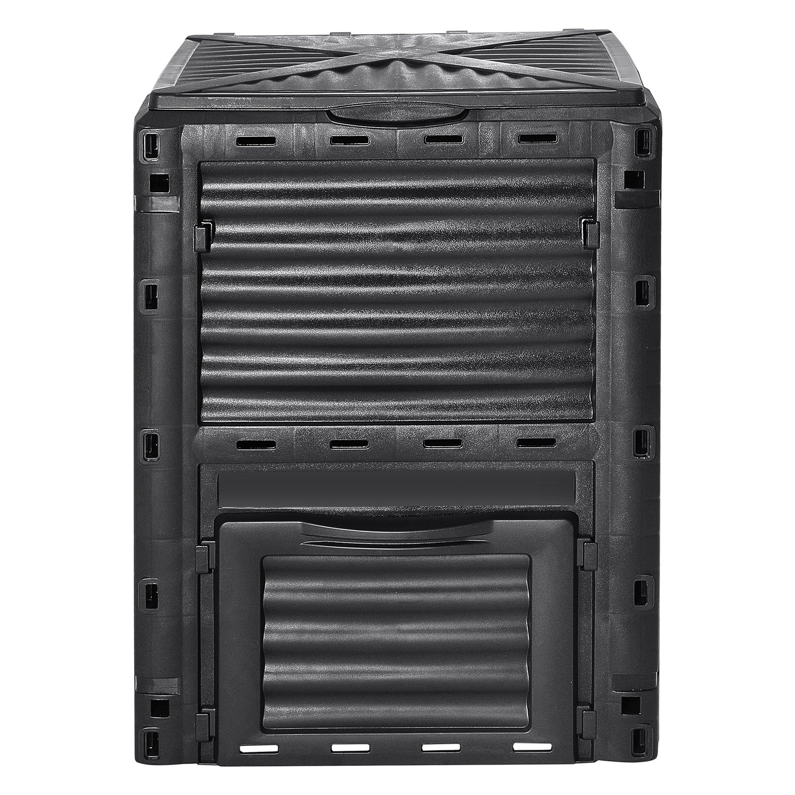 VEVOR 300L Garden Compost Bin – BPA-Free, Outdoor Composter with Lid & Bottom Door, Fast Soil Creation, Easy Assembly - Pilt 9