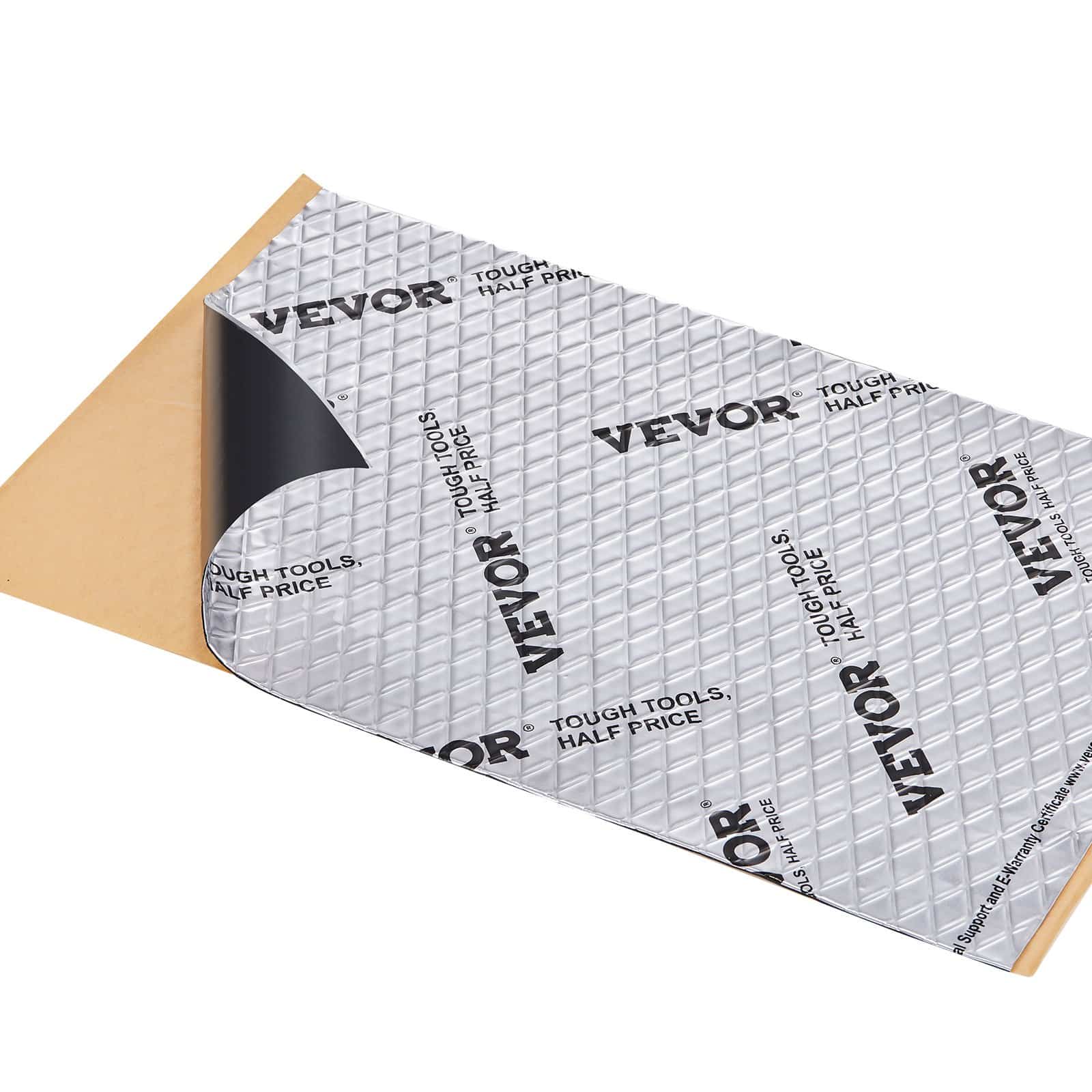 VEVOR 2mm Butyl Car Sound Deadening Mat, 3.3m² Noise and Vibration Insulation, Heat & Waterproof Automotive Dampening Sheets