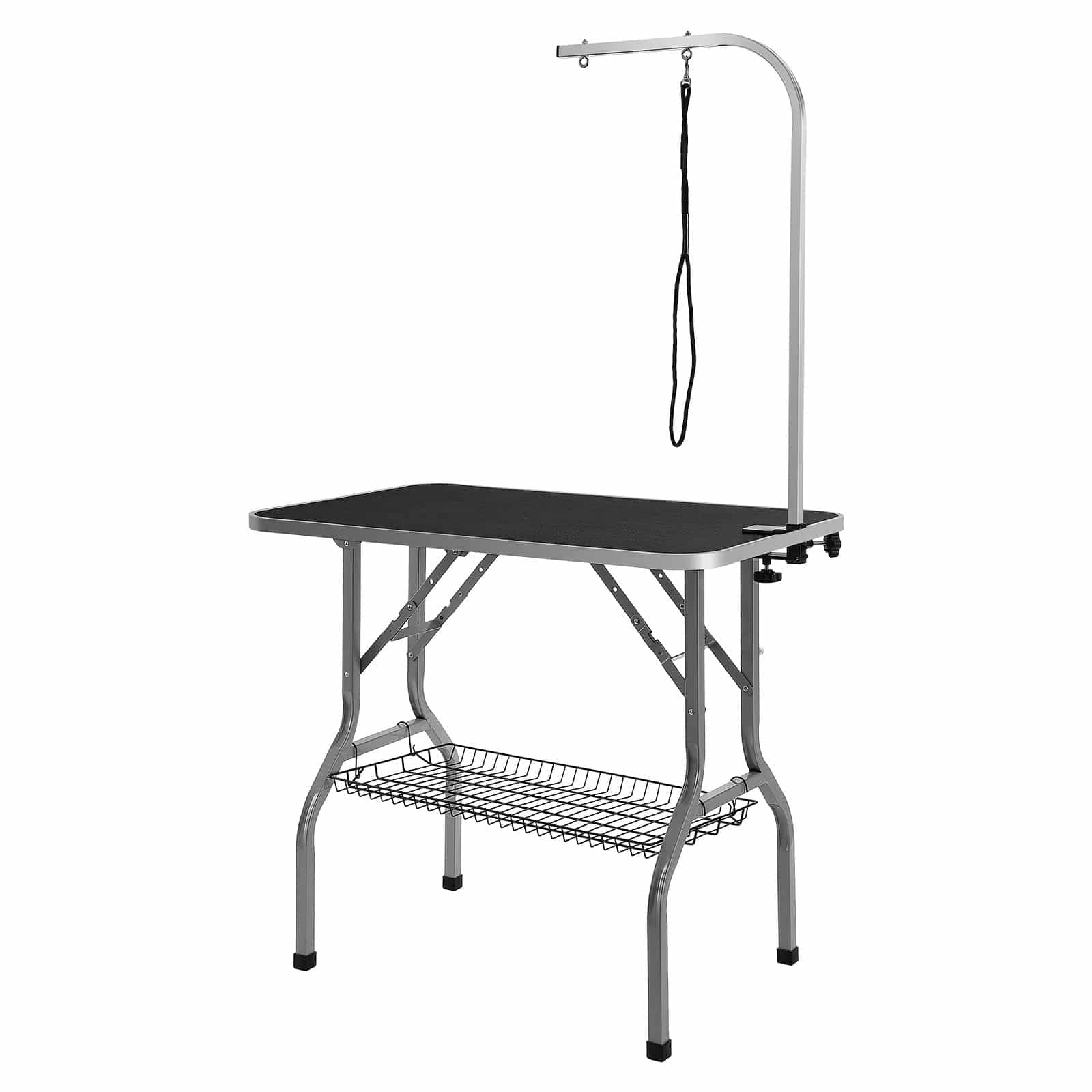VEVOR Foldable Pet Grooming Table 915x610mm with Adjustable Arm, Clamp, Shelf & Haunch Holder, 149.7kg Capacity for Small-Medium Dogs - Зображення 10