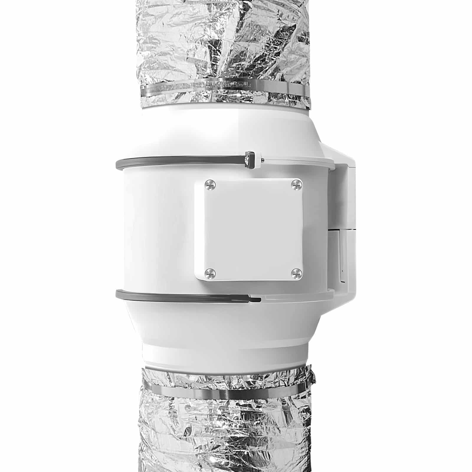 VEVOR 152.4mm Insulated Dryer Vent Hose 7.62m, 3-Layer Flexible Duct with Clamps, R-4.2 Fire Rated for HVAC Ventilation – Paveikslėlis 10