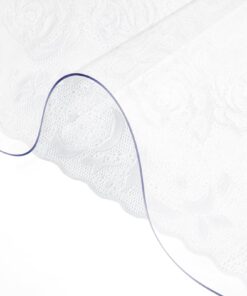 VEVOR 61x152 см прозрачный ПВХ настольный протектор, 1,5 мм, водонепроницаемый коврик для офиса, комода, прикроватной тумбочки