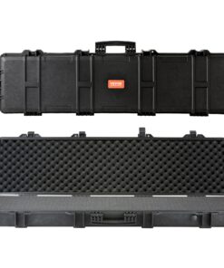 VEVOR 127 cm Lockable Hard Rifle Case with Wheels, 3-Layer Foam, IP67 Waterproof & Crushproof, Fits 2 Rifles/Shotguns
