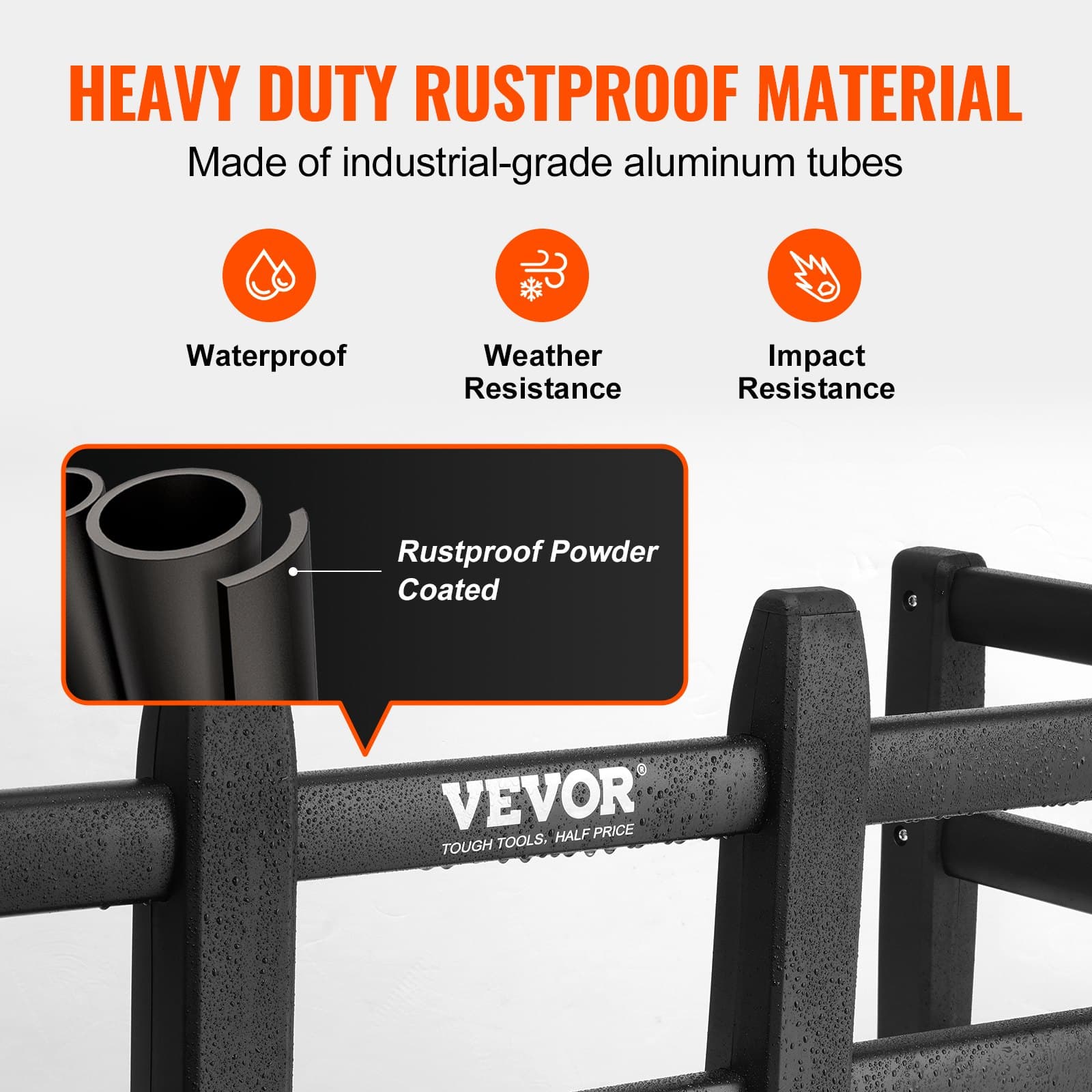 VEVOR Retractable Aluminum Truck Bed Extender 141–173 cm, Fits Ford, Ram, Toyota, Nissan, Chevy, GMC Pickups — изображение 5