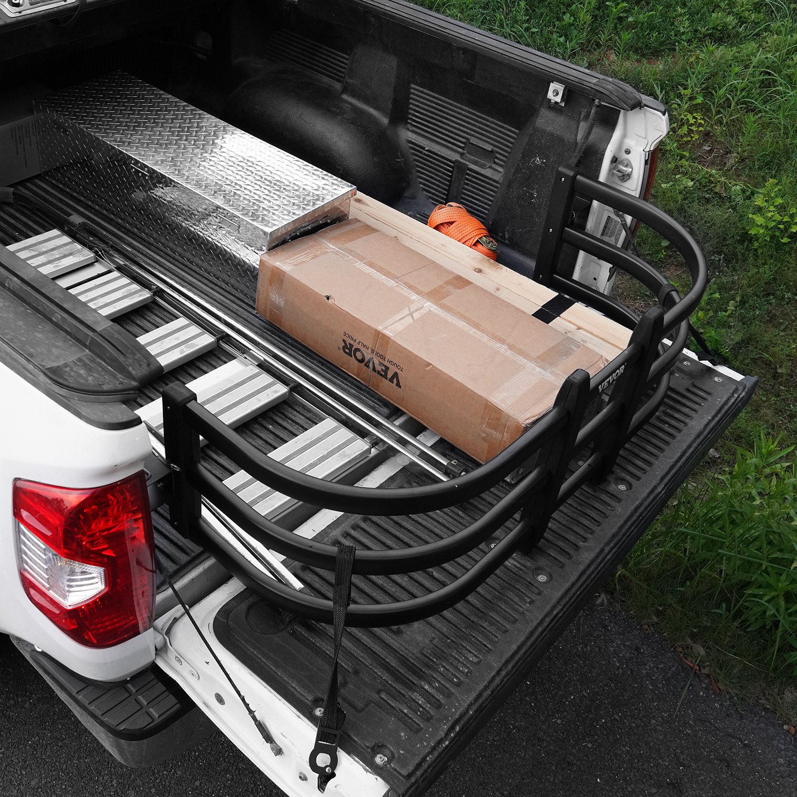 VEVOR Retractable Aluminum Truck Bed Extender 141–173 cm, Fits Ford, Ram, Toyota, Nissan, Chevy, GMC Pickups — изображение 8