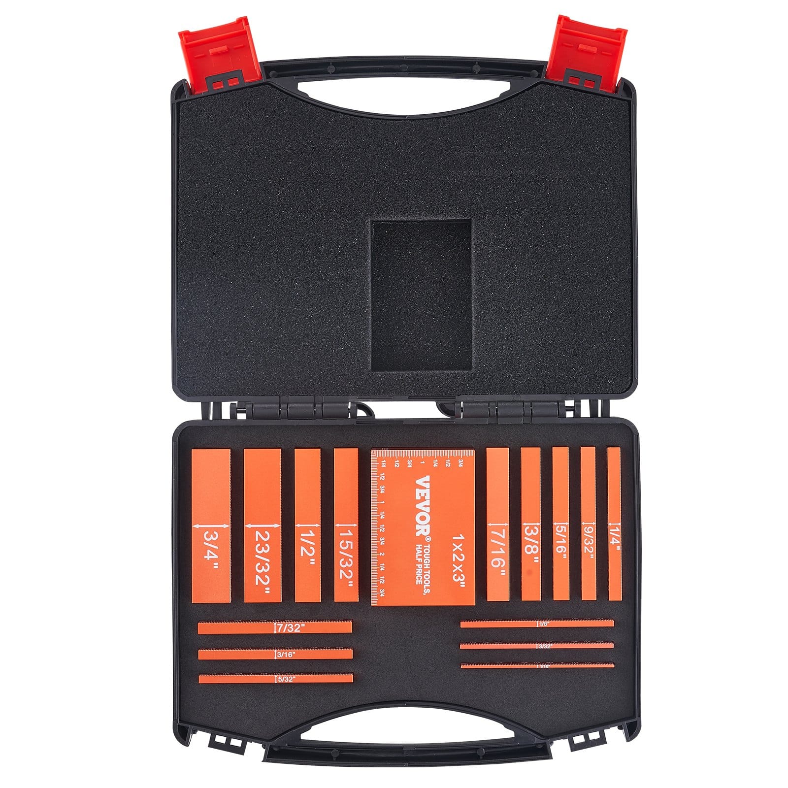 VEVOR 16-Piece Precision Aluminum Setup Blocks for Woodworking, Metric Height Gauge Set with Laser Markings & Storage Case - Image 11