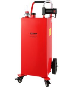 VEVOR 113L Diesel Caddy ar 180W elektrisko sūkni, metāla šļūteni un riteņiem – pārnēsājama degvielas uzglabāšanas tvertne, 23,5 l/min plūsmas ātrums